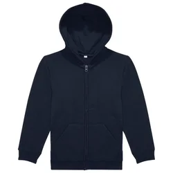 MAJICA DUGI RUKAVI B&C ZIP HOOD KIDS 280G ID 334 TAMNO PLAVA 7/8