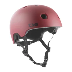 TSG Meta Solid Color Helmet satin oxblood