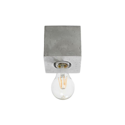 Sollux SL.0681 - Plafonsko svetlo ABEL 1xE27/60W/230V beton