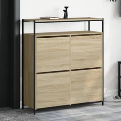 Ormarić za cipele s 4 ladice boja hrasta 100x34x112 cm