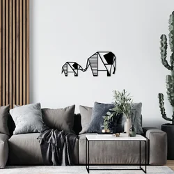 Wallity Zidna dekoracija Metal Wall Decor, 55 x 25 cm, Crna