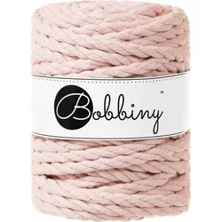 Bobbiny 3PLY Macrame Rope 9 mm Pastel Pink Vrvica