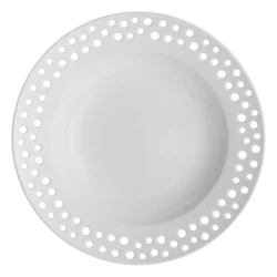 Globok krožnik perforiran 23 cm - Flow - 491172