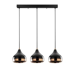 Opviq Yildo 6877 Viseća svjetiljka, E27, 3x40W, IP20, Crna
