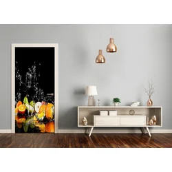 tulup.si Samolepilni tapete na vratih Sadje 85x205 cm