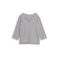 TOM TAILOR Majica marine/bela