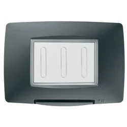 Gewiss Chorus, vodonepropusni poklopac 3M, IP55, crni, EOL ( Gw16703tn )