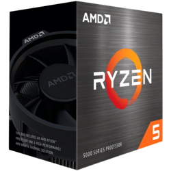 AMD CPU Desktop Ryzen 5 6C/12T 5600 (3.6/4.2GHz Boost,36MB,65W,AM4) Box