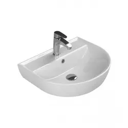 TURKUAZ  Umivaonik Bella 45x55cm sa stopom 3300U01 + 6800