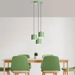 Opviq Luster Duz-195, 75-110cm, 45 cm, 3xE27, IP20, Zeleni