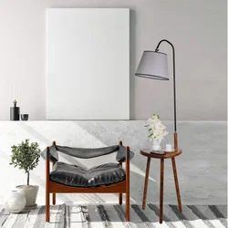 Aberto Design Podna lampa Demet, 160 cm, E27, Lešnik