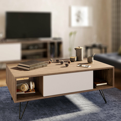 HANAH HOME Mistico Walnut White 2