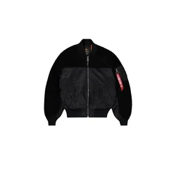 ALPHA INDUSTRIES Prehodna jakna oranžna/črna/bela
