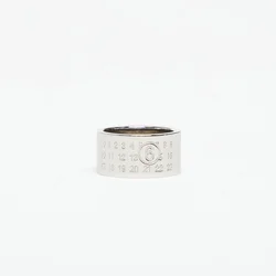 Prstan MM6 Maison Margiela Ring Polished Palladio 08