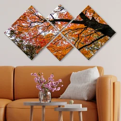 Wallity slika 4MDF1520455250, 60x115 cm, 4 dijela