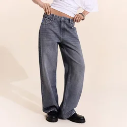 Straight fit farmerke
