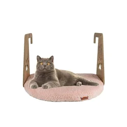 Paws & Whiskers Ležaljka za mačke sa ramom za radijator, 52 × 35 cm, Roze