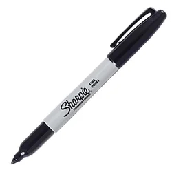 Sharpie - Flomaster Sharpie Fine, črn, 1 kos