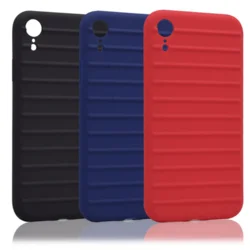 Maska Ribbed za Samsung J6/J600F (2018) EU crvena