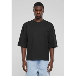 Mens T-shirt oversized Cropped black