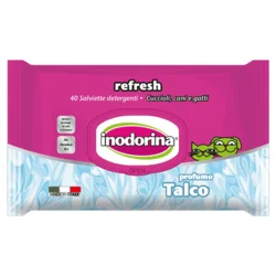 Inodorina Vlažne maramice Refresh Talcum, 40 kom