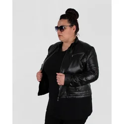 LA FORCE Ženska kožna jakna Big Vivien, Crna