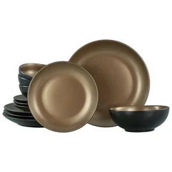 Creatable Jedilni Servis Glamour Gold, 12-Delni
