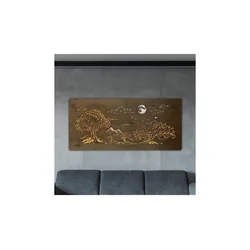 Li-Go 5478/DUB2 - LED prigušiva zidna dekoracija LED/24W/230V 130x60 cm hrast