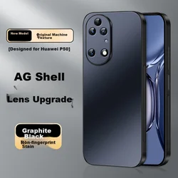Shangsu Maska za mobilni telefon Huawei P50 / Huawei P50E, Crna
