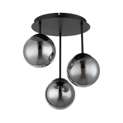 Globo 47441-3S - Plafonski luster HARMON 3xE14/25W/230V crna