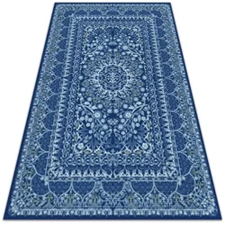 Decormat Zunanja preproga Modri starodavni slog 120x180 cm