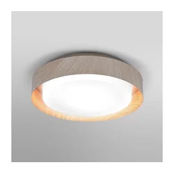 Osram - Plafonsko svetlo ORBIS MADRID 2xE27/10W/230V prečnik 29 cm dekor drveta