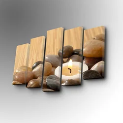 Wallity Slika 5PUC-159, 82 x 50 cm, 5 delova
