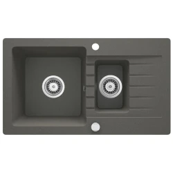 Deante ZQZ T513 Granitna sudopera Zorba 76/AN/2/O, Antracit