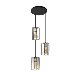 Luster na sajli FARGO 3xE27/15W/230V