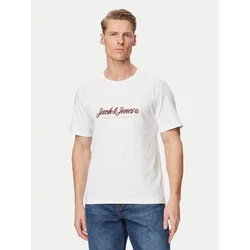 Jack & Jones Majica Montauk Type 12290887 Bela Regular Fit