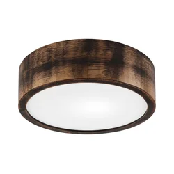 Plafonsko svetlo OAK SMOKY 1xE27/15W/230V O 27,5 cm hrast/tamno braon