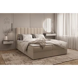 Boxspring postelja Paris - 180x200 cm - tkanine Manila