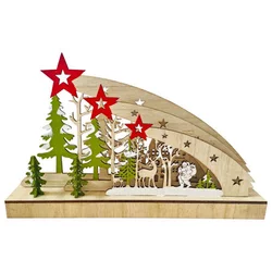 Drvena LED dekoracija 30x18cm ( 40-803000 )