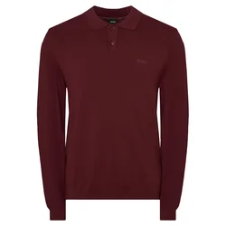 BOSS Pulover Momentum-X PL 50568962 Bordo rdeča Regular Fit