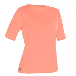 Koralna ženska majica kratkih rukava s UV zaštitom