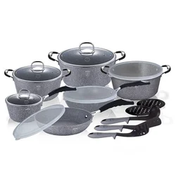 shumee KOMPLET POSODE IZ GRANITA BERLINGER HAUS BH-6196 STONE TOUCH
