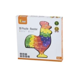 3D sestavljanka - Petelin s črkami