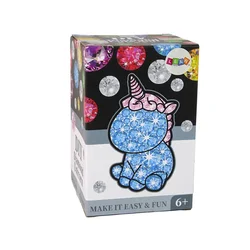 Ustvarjalni set Unicorn DIY Diamanti kristali roza