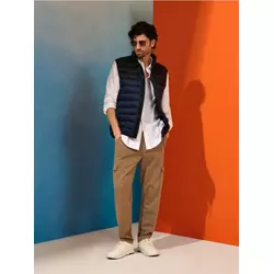 Sinsay - Slim cargo trenerka pantalone - BEŽ