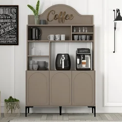 Hanah Home Kuhinjski ormar Lyon 120, Bež-crni