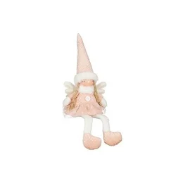Angel - deklica, roza, 35cm