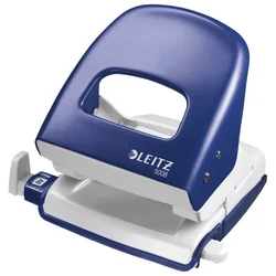 Bužirnik 2 luknje do 30 listov leitz 50080035 modra