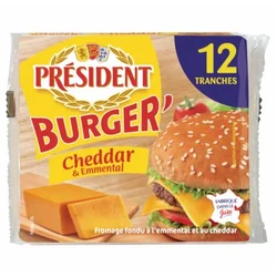 SIR TOPLJENI BURGER LISTICI PRESIDENT 200G