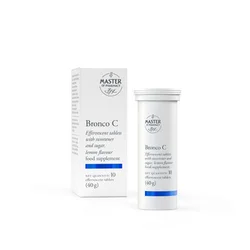 Master of Pharmacy Šumeće tablete Bronco C, 10 tableta